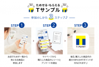 【対象商品のレシートでTポイントがもらえる！】「Tサンプル」のおトクな新サービス「お店でためす」が開始