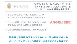 エンジェリーベへのレコメンドエンジン導入概要 エンジェリーベへのレコメンドエンジン導入概要