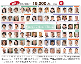 『Sunday Wellness Breeze』15,000人突破 『Sunday Wellness Breeze』15,000人突破