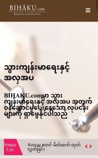 “人とクリニックを「つなぐ」”日系企業がミャンマーで初となる歯科・美容検索サイトを公開！【ミャンマー】歯科・美容無料検索サイト「BIHAKU.com」2022年7月1日オープン