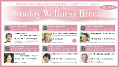 《医療従事者向け無料オンラインセミナー》『第10回ミネラル・有害金属セミナー／Sunday Wellness Breeze Season 17』全6講演開催／セリスタ株式会社