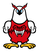 マスコットキャラクターのグラッキー