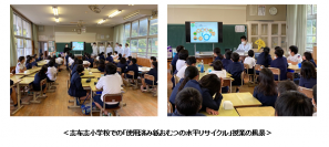 鹿児島県で取り組む「紙おむつ水平リサイクルを学ぼう！」志布志小学校の子どもたちに特別授業を開催