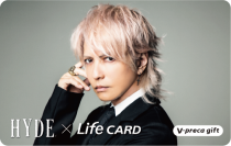 HYDE×LifeCARD NEWビジュアルVプリカ販売!