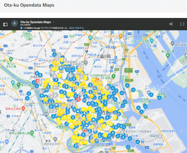 外国人にむけたオープンデータマップ