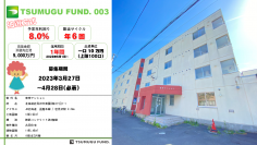 予定年利回り8.0％の不動産小口化商品『TSUMUGU FUND.003』　3月27日(月)より抽選方式にて募集開始