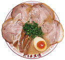 群馬豚骨らーめん だるま大使 肉増し　1,200円(税込)