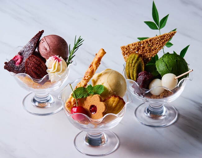 ホテルメイドのアイスクリームを使った魅惑のひんやりスイーツ夏季限定「アイスパルフェ」が登場