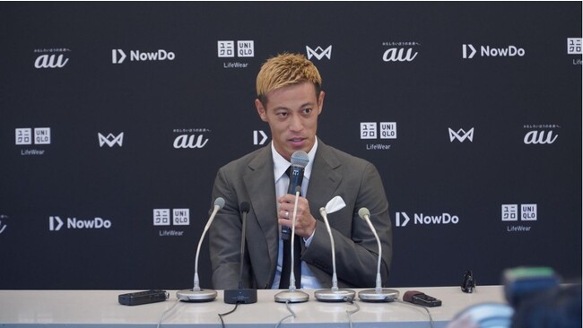 本田圭佑が発起人、U10の子どもたちを対象としたサッカー全国大会【4v4】について記者会見を開催。
