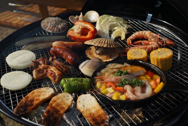 【夏のBBQ場に水鉄砲のバトルフィールドが出現！！】暑い夏でも涼しく思い出に残るBBQが楽しめます!