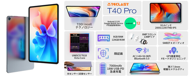 【本日開催】TECLAST Android12 8GB+128GB 超高性能 タブレットが19,900円から!最大33%割引イベントを実施します。