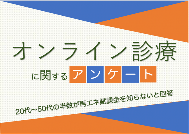 20~40代の7.5%が定期的にオンライン診療を受診していると回答【オンライン診療に関するアンケート】