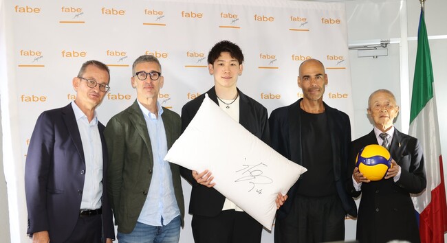 「Fabe社(ファべ)」初代ブランドアンバサダー「石川祐希選手」就任決定