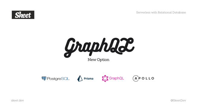 オープンソースのサーバーレスフレームワーク Skeet が GraphQL 及び SQL (リレーショナルデータベース) に対応しました