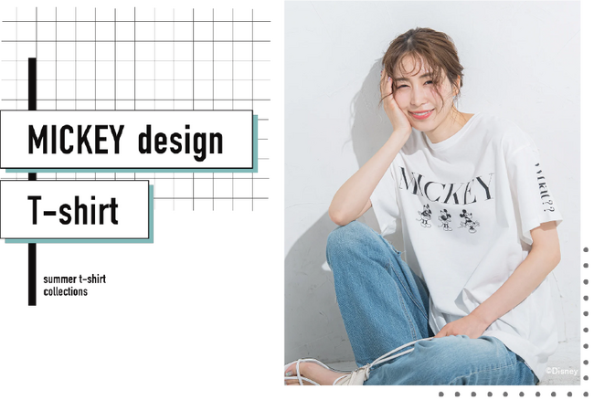 【VICKY(ビッキー)】より可愛いミッキーマウスをデザインしたTシャツコレクションが登場！