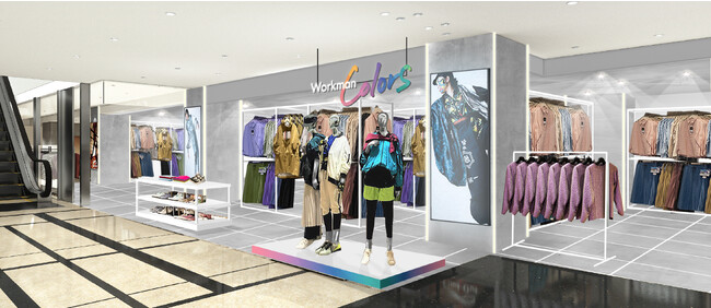 Workman Colors1号店が銀座に出店!! コンセプトは「シン、ジブン色」