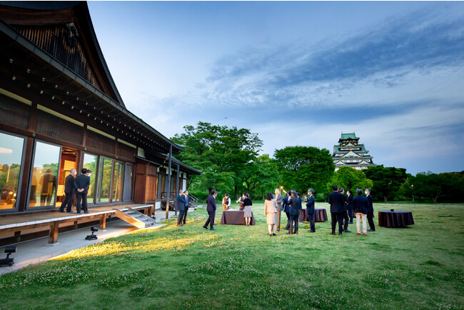 【VMG HOTELS & UNIQUE VENUES】大阪迎賓館が重要文化財「大阪城の櫓」見学や西の丸庭園での屋外ダイニングなど特別な体験ができるインバウンド向けプランを期間限定で販売