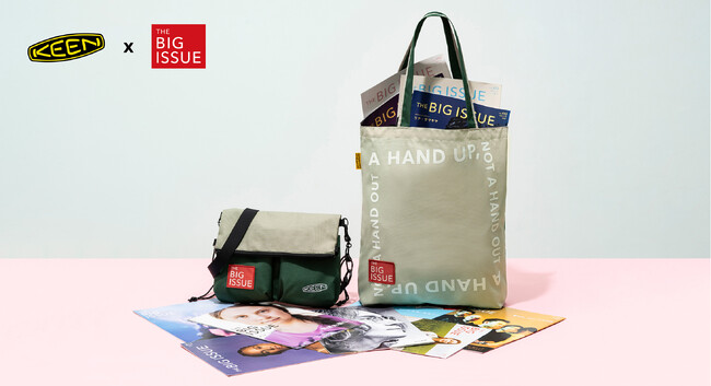 KEEN × BIG ISSUE チャリティ・バッグ、2023年8月15日に発売！