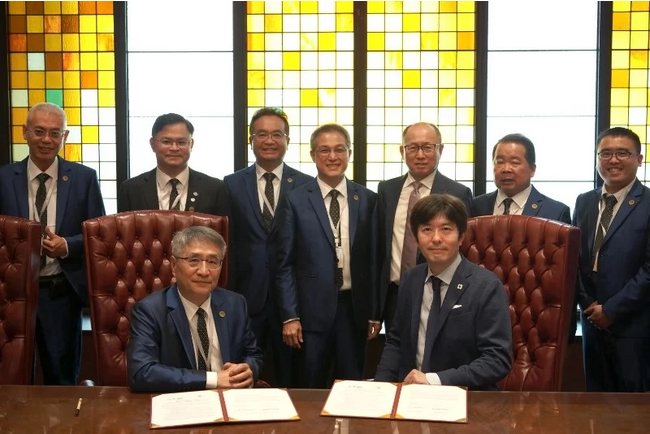 名商大ビジネススクールと台湾の雲林科技大学が連携連携包括協定の締結式が行われました。