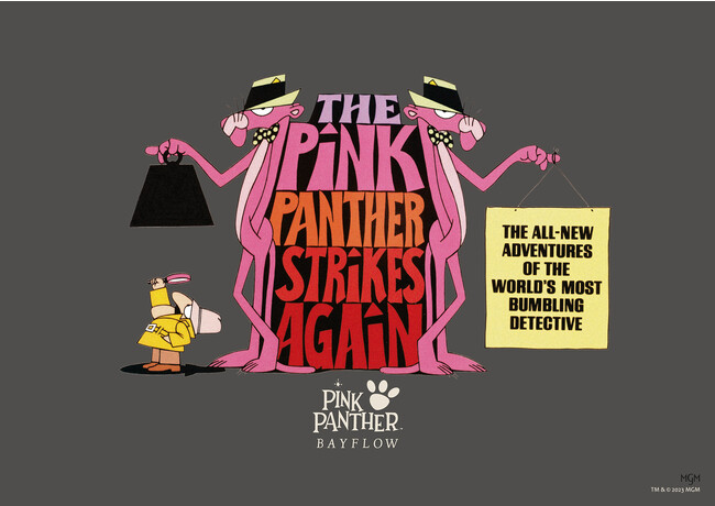 BAYFLOWが世界的人気キャラクターの「ピンクパンサー」とのコラボレーションアイテムを8月8日（火）に発売！