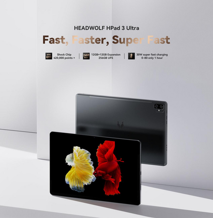 今すぐ購入 29,999円！ HEADWOLF Hpad3 Ultra|4G オクタコア フラッグシップチップ G99 タブレットPC