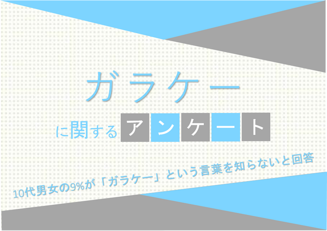 10代男女の9%が「ガラケー」という言葉を知らないと回答【ガラケーに関するアンケート】