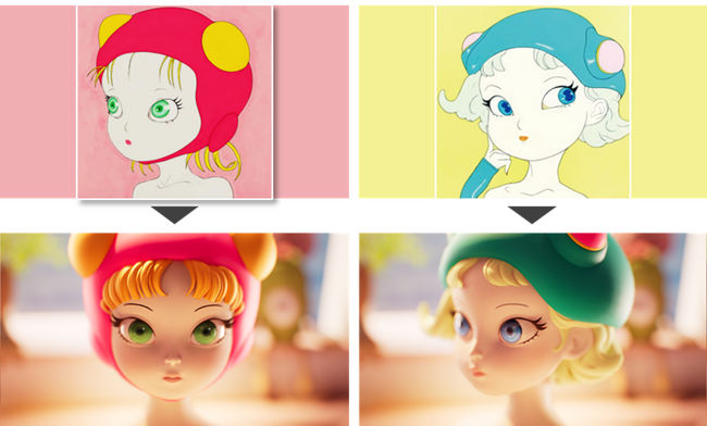 天野喜孝氏のアート「CANDY GIRL」がバーチャルK-POPアーティスト「APOKI」のMVに出演！また【TGC 北九州 2023】【SDGs推進 TGC しずおか 2024】キービジュアルに起用