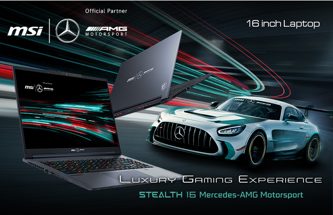 MSIとMercedes-AMG Motorsportのコラボレーションが実現！ 「Stealth 16 Mercedes-AMG Motorsport A13V」発売