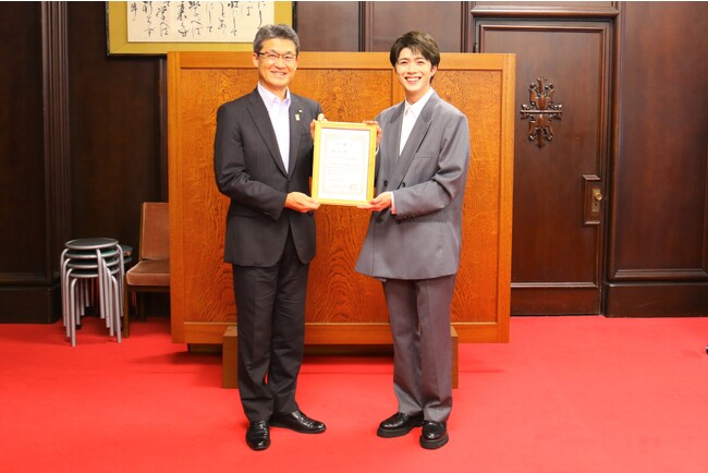 俳優の佐藤信長さんに「みやざき大使」を委嘱しました!