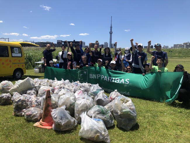 ピリカ、「Litter Pickup Challenge」を通じてBNPパリバのボランティア活動を支援