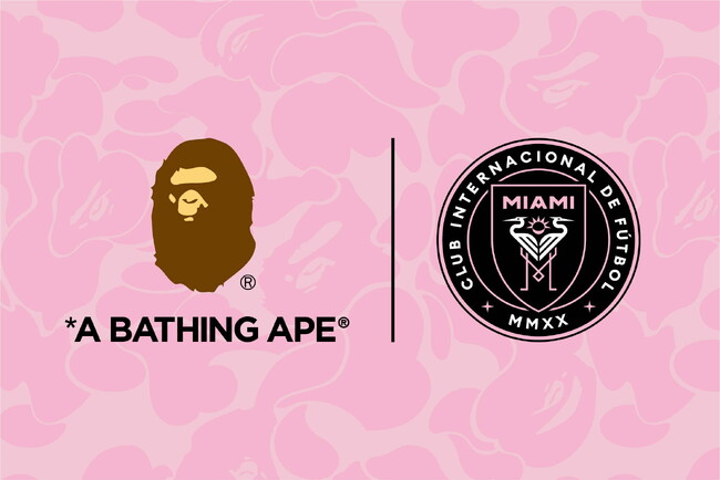 BAPE(R) x Inter Miami CFの限定コレクションが登場