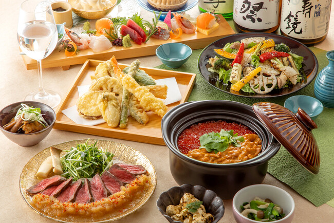 天ぷらや土鍋ごはんなどの創作和食と日本各地の厳選した日本酒が堪能できるゆったりとした全席個室のプライベート空間「じぶんどき」大阪初出店！8月22日大阪・本町にオープン