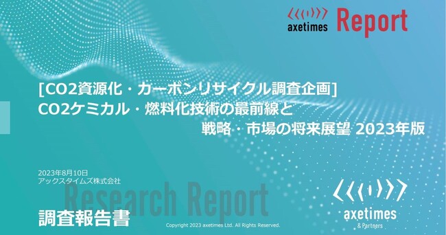 CO2ケミカル・燃料化技術の市場規模（2020年～2050年）を調査