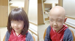 ヘアドネーションからウィッグ製作しプレゼント　子ども達に教育と自立、夢と希望