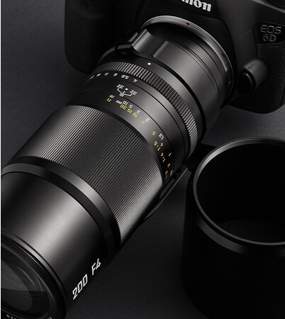 APO設計の望遠マクロレンズ「中一光学 APO 200mm F4 MACRO 1X」にキヤノンEF、ニコンF、ペンタックスKマウント用３種を追加