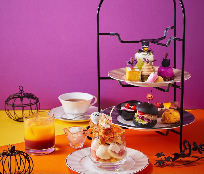 【ホテル日航大阪】「ハロウィンアフタヌーンティーセット」を9月23日より提供！おいしくキュートな秋の味覚を召し上がれ