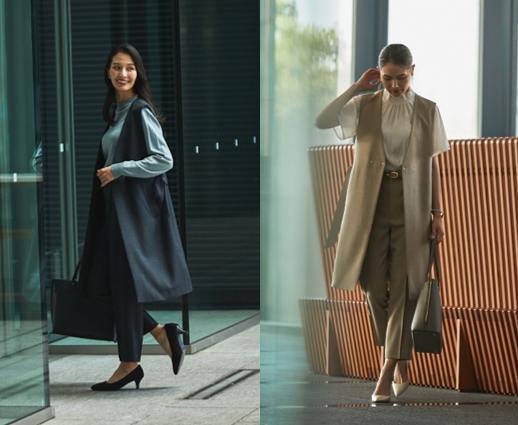 ORIHICA『THE THIRD SUITS(R)』からさまざまなシーンに使えるロングジレが登場！～インナーを変えれば、シーンレスに着用できる万能アイテム～
