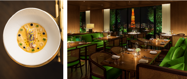 【東京エディション虎ノ門 】The Jade Room + Garden Terrace トム・エイキンズのシグネチャーレストラン「Muse」の料理を味わう特別な二夜 9月30日・ 10月1日