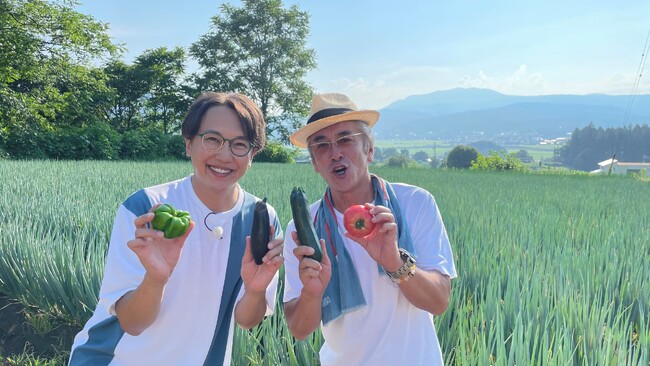 ＢＳテレ東『野菜の日』のスペシャル番組！「 穫りたて！旬のごちそう旅 」俳優・ 寺島進 が高原野菜ロードへ！丸唐辛子の肉詰め？