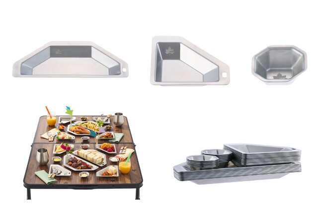 耐久性抜群で直火やオーブンにも対応！組み合わせ自由自在でテーブルコーディネートが楽しくなる「ポリゴンステン」シリーズ3種 新発売！