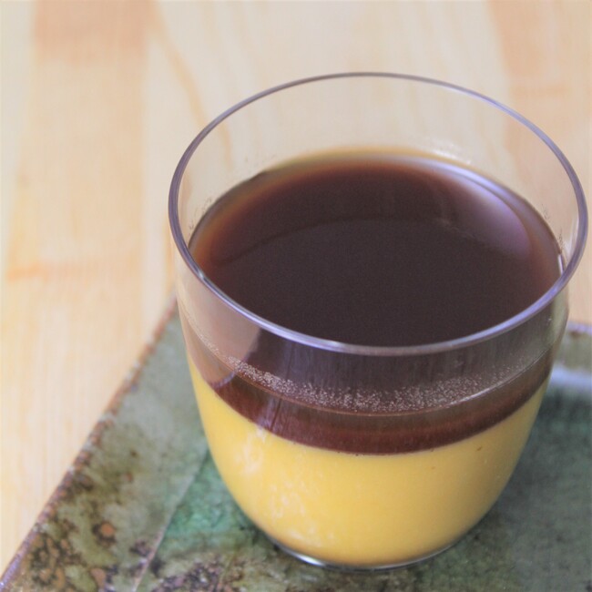 和素材を使用した船橋屋こよみ限定「かぼちゃくず餅プリン」を販売いたします。