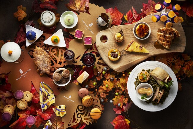 【ザ・リッツ・カールトン大阪】紫芋・栗・南瓜など旬の味覚が勢ぞろいのアフタヌーンブッフェ「オータム・スイーツ・フェスタ」を 9 月 1 日（金）より開催　　　　