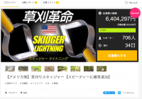立ったまま楽に草刈りできるアメリカ発のスキッジャーの新型軽量モデル「スキッジャーライトニング」　Makuakeでの購入者が700名を突破、9月27日18時まで販売