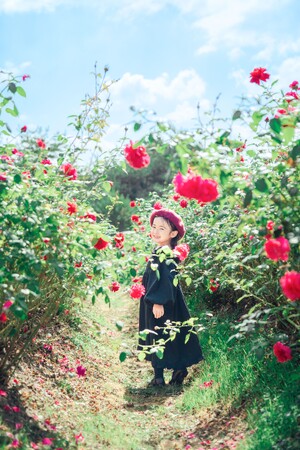 秋ローズと花のガーデン　広島世羅高原で秋のさわやかな１日を