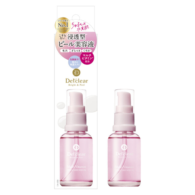 ちゅるんっと水光肌！こすらない浸透型ピール美容液で、気になる毛穴にアプローチ