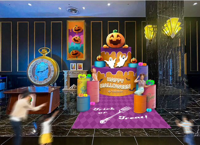 超ビッグなハロウィーンケーキがお出迎え?!ハッピー・ハロウィーン・フォトスポット登場!