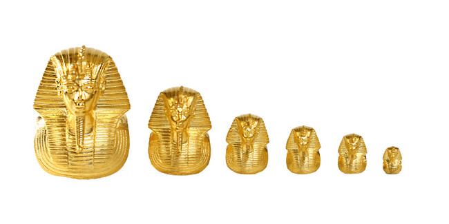 本物より“純”な【黄金のツタンカーメンのマスク】約1gから買える純金で初登場！！