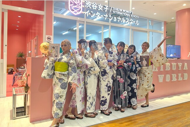 振袖スタジオラブリが「なりたい自分を叶える」を応援！渋谷女子インターナショナルスクールの学校説明会で参加者全員に浴衣一式をプレゼント