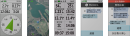 左から、ABCセンサー、衛星画像、トリップコンピューター、双方向メッセージ通信※、インタラクティブなSOSアラート※※『GPSMAP 67i』搭載
