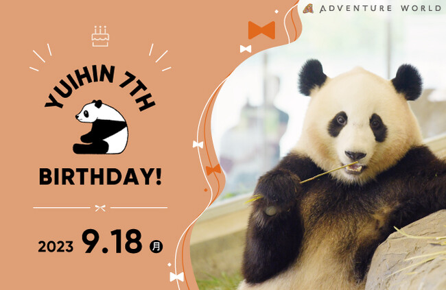 HAPPY PANDA FES ２０２３ ジャイアントパンダ「結浜（ゆいひん）」７歳の誕生会 ２０２３年９月１８日（月）